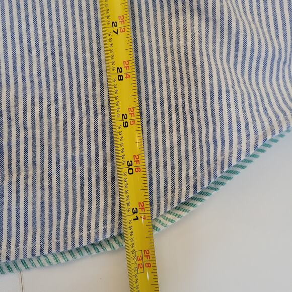 St. John’s Bay Men’s XXL Multicolor Stripe Oxford Shirt Long Sleeve Button Up - Picture 6 of 6